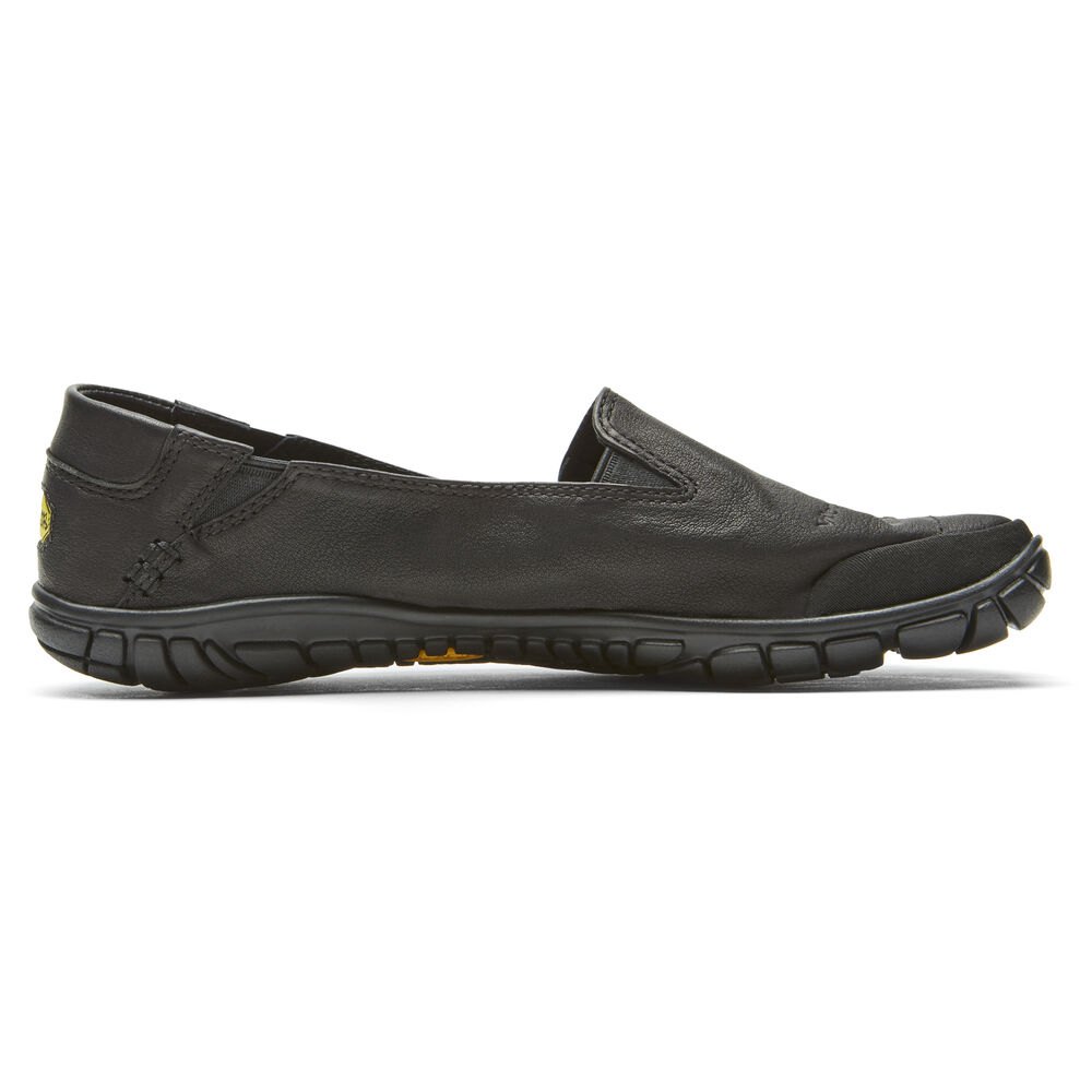 Vibram FiveFingers Dame Barfodet Sko Sort - Cvt-Leather - 1782MYWIU